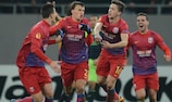 Vlad Chiricheş celebrates his stunning second-half strike