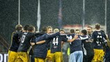 Salzburg celebrate their fifth Group C win