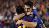 Luis Suárez et Lionel Messi mènent l'attaque de l'Équipe de la semaine