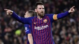 Lionel Messi a inscrit un doublé au match aller