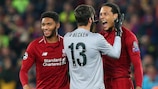 Virgil van Dijk celebrates Liverpool's triumph against the odds