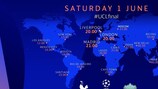 Во сколько финал Лиги чемпионов УЕФА?