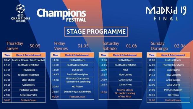 champions league festival 2019