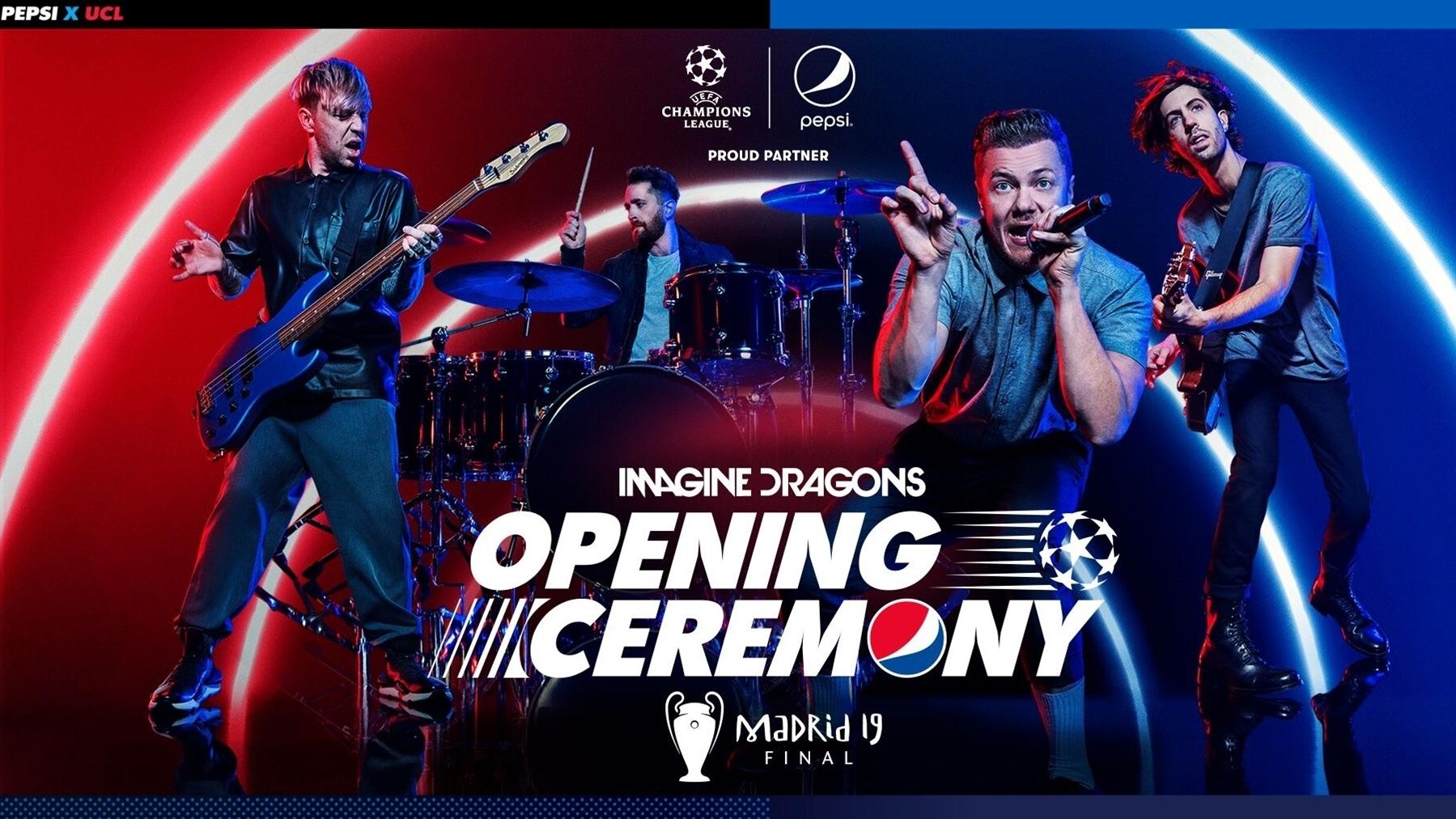 Imagine Dragons to perform at 2019 UEFA Champions League final opening