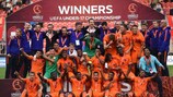 Holanda festeja a conquista do título