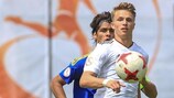 Jann-Fiete Arp hat bei der Endrunde der UEFA-U17-EM schon jetzt seine Spuren hinterlassen