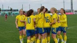 A Suécia foi uma das equipas e qualificar-se com um registo 100 por cento vitorioso