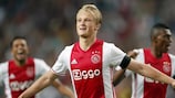 Kasper Dolberg ha avuto un impatto immediato all'Ajax