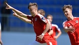 Christoph Baumgartner led the way for Austria in their first Group A match