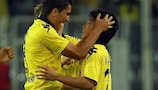 Shinji Kagawa y Nuri Sahin (Borussia Dortmund)