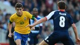 Oscar se ejercita con Brasil preparando el debut en los Juegos Olímpicos