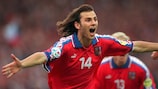 Patrik Berger of the Czech Republic scored in the final of the UEFA European Under-16 Championship and EURO '96™
