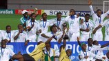 A Nigéria festeja a conquista do título em 2007