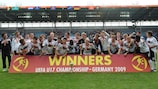 Germany celebrate their 2009 UEFA European U17 Championship triumph