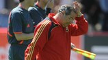 Spaniens Trainer Ginés Meléndez war enttäuscht nach dem Aus