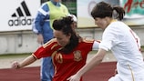 Szene aus dem Spiel zwischen Belgien und Spanien