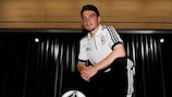 Germany right-back Pascal Itter after his interview with UEFA.com