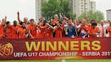 Netherlands put five past Germany for U17 title