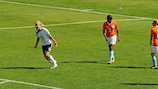 Lena Petermann (Allemagne) a marqué l'un des trois buts de la rencontre