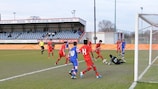 Action from the 0-0 draw