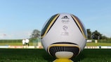 The adidas Jabulani ball used in last year's final tournament