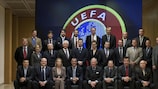 Les délégués présents au séminaire organisé par l'UEFA et l'AIPP