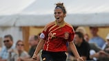 Alba Pomares erzielte mit dem Schlusspfiff den Siegtreffer zum Titelgewinn für Spanien