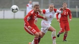 Two goals from Marta Cichosz (No9) were not enough for Poland against Hungary