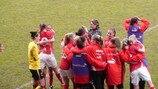 Switzerland celebrate qualification after victory against England