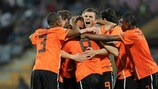 A Holanda, detentora do troféu, vai defrontar a surpreendente Geórgia nas meias-finais