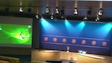 Зал для проведения жеребьевок в штаб-квартире УЕФА