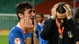 O italiano Mario Pugliese mostrou o seu desespero após a derrota