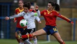 Jasmin Sehan en action contre l'Espagne