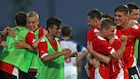 Austria celebrate qualifying