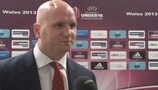 John Hartson, ex delantero de Gales, habló con UEFA.com