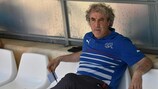 L'entraîneur suisse Yves Débonnaire, une personnalité forte dans le tournoi