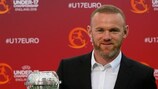 Wayne Rooney en el sorteo del Campeonato de Europa Sub-17 de la UEFA