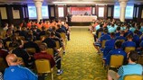 Il quartier generale della competizione ha ospitato il seminario sulla prevenzione alle combine nel mondo del calcio