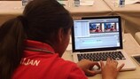 Юные игроки из Азербайджана монтируют видеоклипы на актуальные темы в спорте