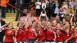 España logró su tercer título