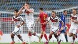 Niklas Schmidt erzielte beim 2:0 der DFB-Elf gegen Belgien ein Traumtor