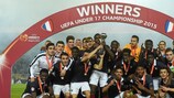 La Francia ha vinto gli Europei Under 17 del 2015 in Bulgaria