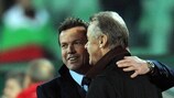 Lothar Matthäus und Ottmar Hitzfeld trennten sich Remis, was den Schweizer Coach nicht glücklich stimmte