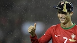 Капитан сборной Португалии Криштиану Роналду сыграл сотый матч на международной арене