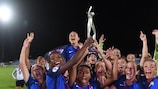 France celebrate with the trophy