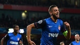 Yannick Ferreira-Carrasco jubelt über Monacos dritten Treffer bei Arsenal