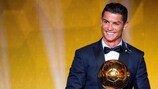 Cristiano Ronaldo ha vinto il Pallone d'Oro FIFA 2014