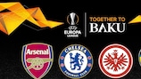 Die Teams im Halbfinale: Arsenal, Chelsea, Frankfurt, Valencia