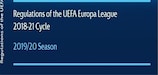 Regulamentos da UEFA Europa League 2019/20 (em inglês)