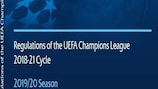 Regulamentos da UEFA Champions League 2019/20 (em inglês)